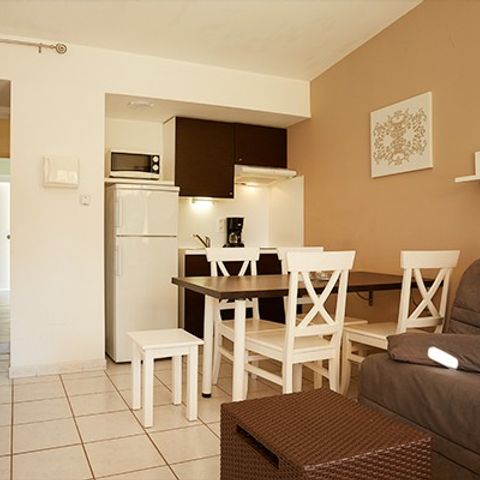 Wohnung 4 personen - Chalet | Classic | 1 Schlafz. | 4/6 Pers. | Einfache Terrasse | Klimaanlage