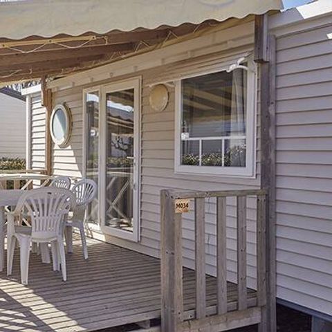 Mobilheim 6 personen - Mobilheim | Classic | 3 Schlafz. | 6 Pers. | Erhöhte Terrasse | Klima.