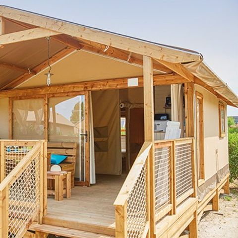 Safarizelt 5 personen - Lodge-Zelt | 2 Schlafz. | 4/5 Pers. | Ohne Sanitäranlagen