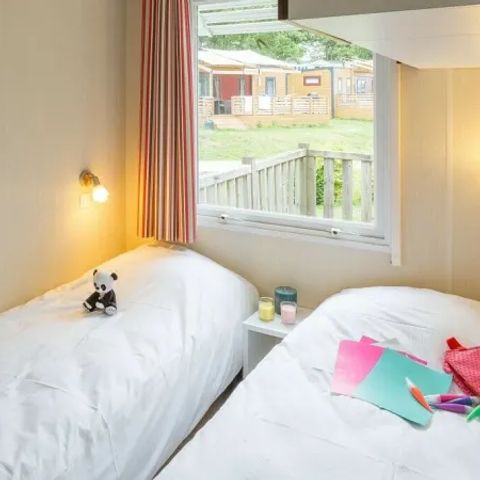 Mobilheim 6 personen - Premium 3 Schlafzimmer 2 Bäder Lounge