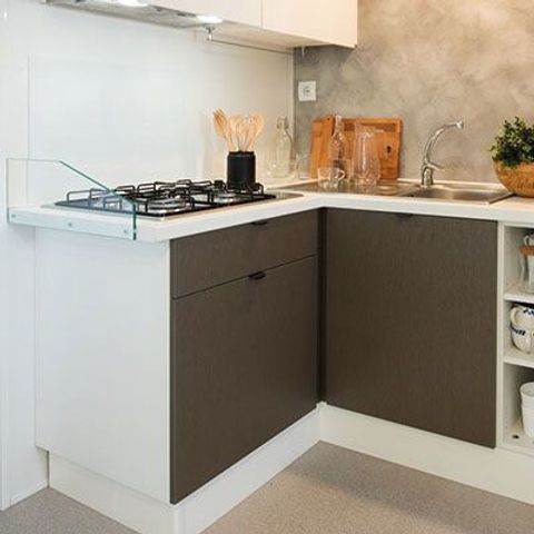 Mobilheim 6 personen - Mobilheim | Premium | 3 Zi. | 6 Pers. | Hochterrasse | 2 Bäder | Klimaanlage | TV