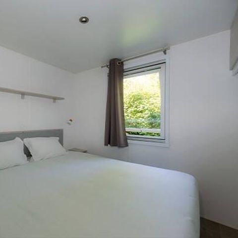Mobilheim 6 Personen - Classic | 2 Schlafz. | 4/6 Pers. | Einfache Terrasse