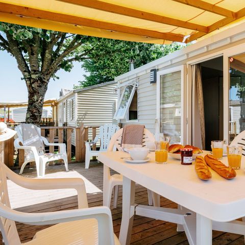 Mobilheim 4 personen - Mobilheim | Comfort | 2 Zi. | 4 Pers. | Erhöhte Terrasse | Klim.