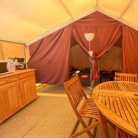 Safarizelt 4 Personen - Zelt Toile & Bois, ohne Sanitäranlagen