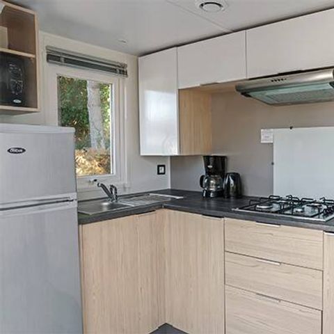 Mobilheim 4 Personen - Comfort | 2 Zi. | 4 Pers. | Erhöhte Terrasse | Klim.
