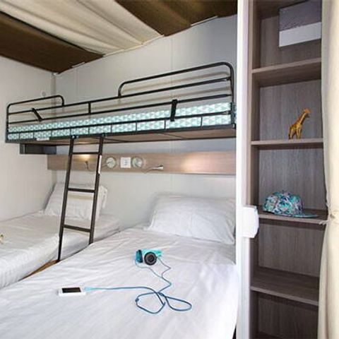 Safarizelt 5 Personen - Lodge Zelt | 2 Schlafz. | 4/5 Pers. | Klimaanlage