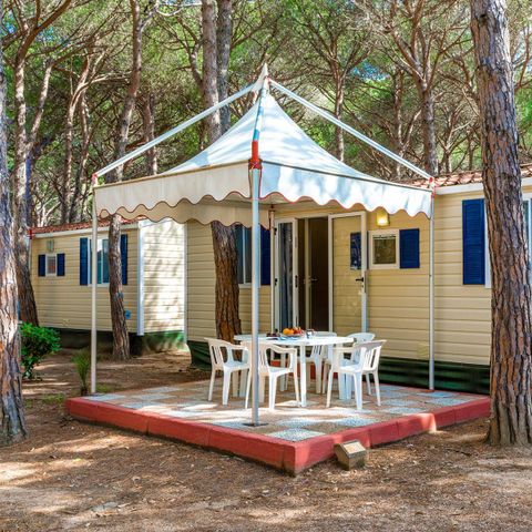 Mobilheim 6 Personen - BLU ROMANTIC (4 Erwachsene + 2 Kinder)