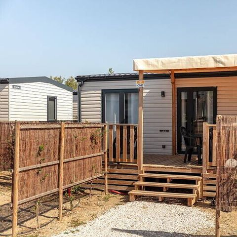 Mobilheim 6 Personen - Mobilheim | Comfort | 3 Zi. | 6 Pers. | Erhöhte Terrasse | Clim.