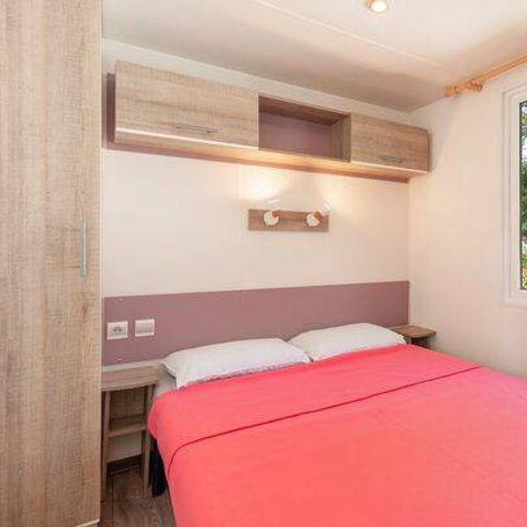 Mobilheim 6 Personen - Comfort | 3 Zi. | 6 Pers. | Erhöhte Terrasse | 1 Bad | Klimaanlage