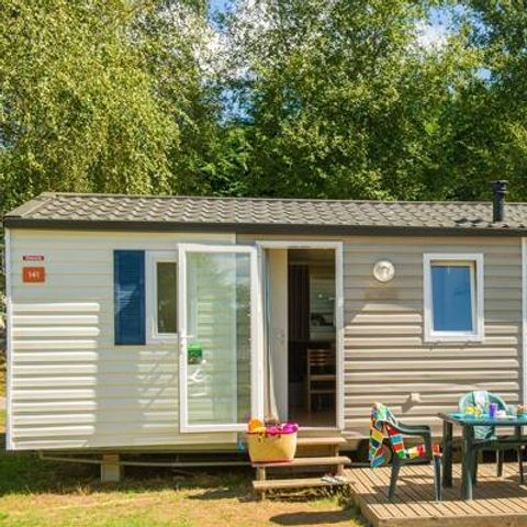 Mobilheim 6 Personen - Comfort | 3 Zi. | 6 Pers. | Terrasse Einzelzimmer | 1 Bad | Klimaanlage