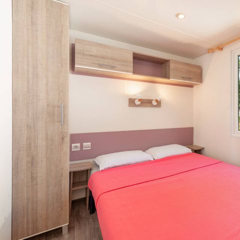 Mobilheim 6 Personen - Comfort | 3 Zi. | 6 Pers. | Terrasse Einzelzimmer | 1 Bad | Klimaanlage