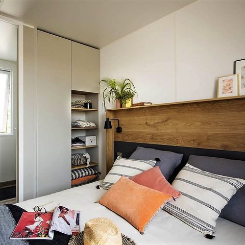 Mobilheim 7 personen - PREMIUM - 3 Schlafzimmer mit Klimaanlage +TV+ Gas Plancha + 2 Bäder