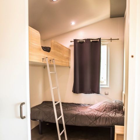 Mobilheim 6 personen - CONFORT geeignet für Personen mit eingeschränkter Mobilität - 2 Zimmer mit Klimaanlage + TV