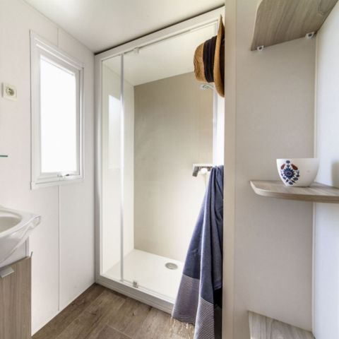 Mobilheim 5 personen - CONFORT - 2 Schlafzimmer mit Klimaanlage + TV