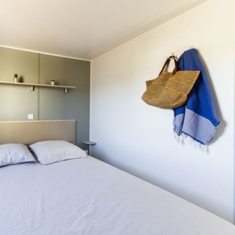 Mobilheim 5 personen - CONFORT - 2 Schlafzimmer mit Klimaanlage + TV