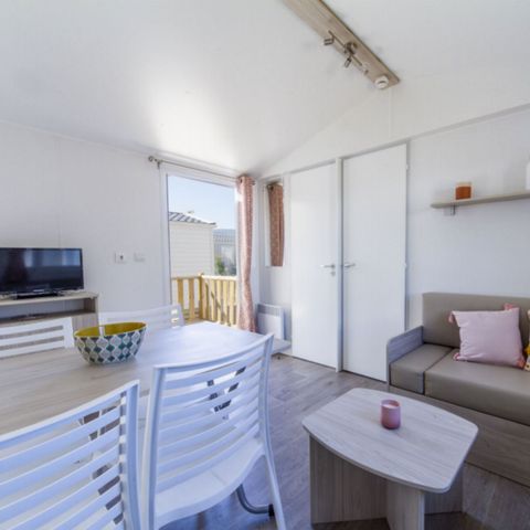 Mobilheim 5 personen - CONFORT - 2 Schlafzimmer mit Klimaanlage + TV