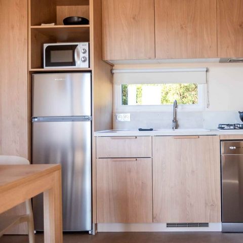 Mobilheim 5 personen - PREMIUM - 2 Schlafzimmer mit Klimaanlage +TV+ Gas Plancha + 2 Badezimmer - 2025