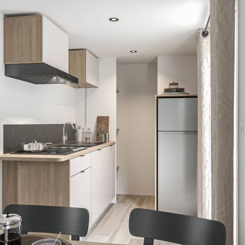 Mobilheim 5 personen - CONFORT - 2 Schlafzimmer mit Klimaanlage + TV - 2025