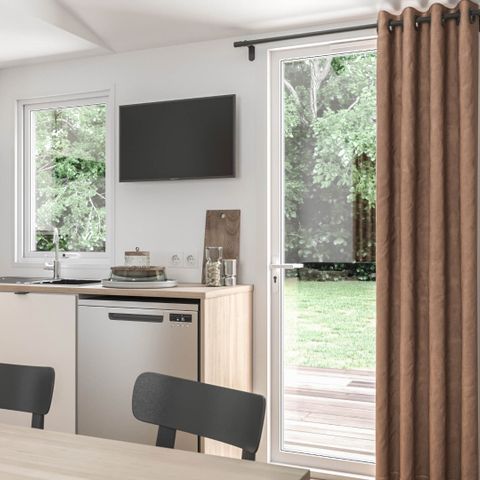 Mobilheim 7 personen - CONFORT - 3 Schlafzimmer mit Klimaanlage +TV - 2026