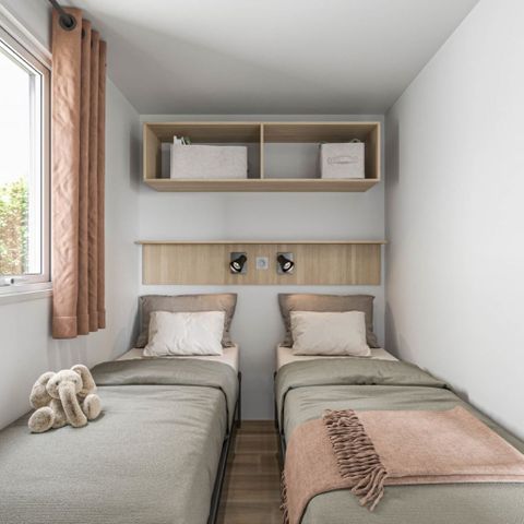 Mobilheim 7 personen - CONFORT - 3 Schlafzimmer mit Klimaanlage +TV - 2026
