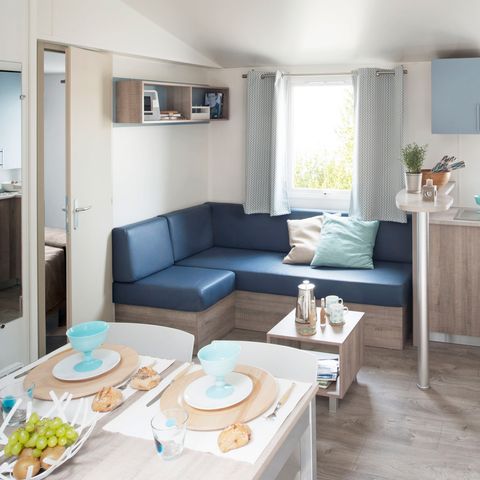 Mobilheim 6 Personen - COTTAGE - 3 Schlafzimmer - TV - KLIMA