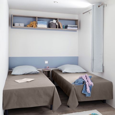 Mobilheim 6 Personen - COTTAGE - 3 Schlafzimmer - TV - KLIMA