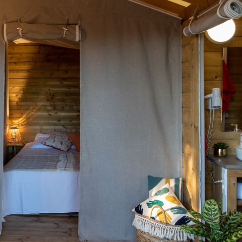Safarizelt 5 Personen - Lodge Kamari CLASSIC Klimatisiert