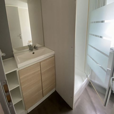 Mobilheim 6 Personen - Grand confort Tamaris 6 Personen - 3 Schlafzimmer, klimatisiert, Fernseher