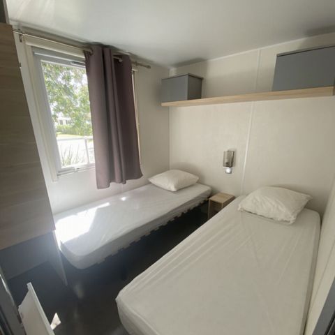 Mobilheim 6 Personen - Grand confort Tamaris 6 Personen - 3 Schlafzimmer, klimatisiert, Fernseher