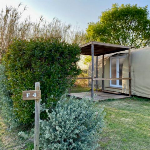 Bungalowzelt 4 Personen - COCO SWEET 4 Personen - 2 Schlafzimmer, ohne Sanitäranlagen, nicht klimatisiert