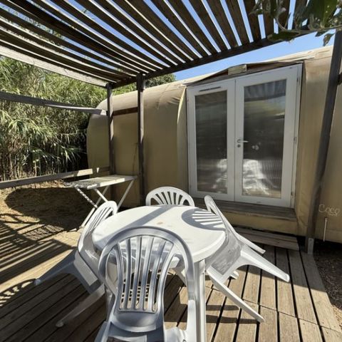 Bungalowzelt 4 Personen - COCO SWEET 4 Personen - 2 Schlafzimmer, ohne Sanitäranlagen, nicht klimatisiert