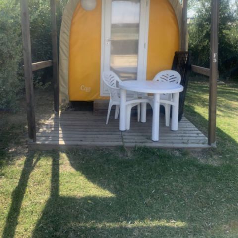Bungalowzelt 2 Personen - COCO SWEET 1 ZIMMER (OHNE SANITÄRANLAGEN)