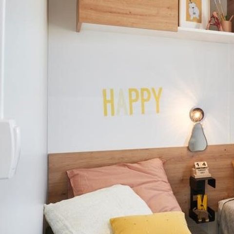 Mobilheim 6 Personen - 6 Betten - 3 Schlafzimmer (Klimaanlage, TV, LV)