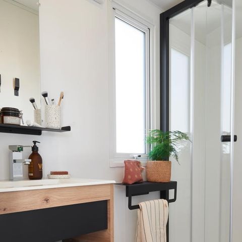 Mobilheim 6 Personen - Cottage PREMIUM+++ 3 Zimmer - BLICK AUF DEN SEE 6 Pers.
