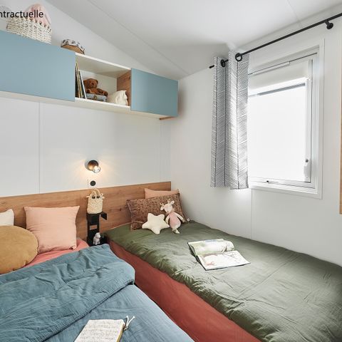 Mobilheim 6 Personen - Cottage Du Lac PREMIUM++ 3 Zimmer - FACE PLAN D'EAU 6 pers