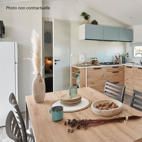 Mobilheim 6 Personen - Cottage Du Lac PREMIUM++ 3 Zimmer - FACE PLAN D'EAU 6 pers