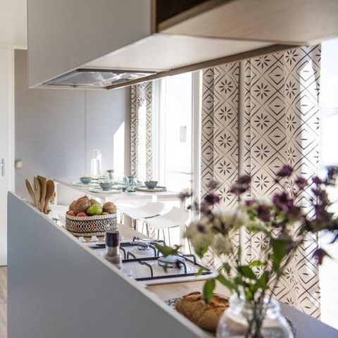 Mobilheim 4 Personen - Cottage Du Lac PREMIUM++ 2 Zimmer - PLAN D'EAU ANSICHT 5 Pers.