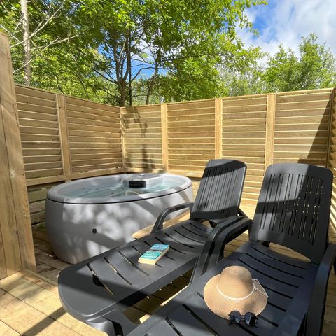 Mobilheim 8 Personen - Cottage Nature Family PREMIUM++ 3+1 Zimmer mit SPA
