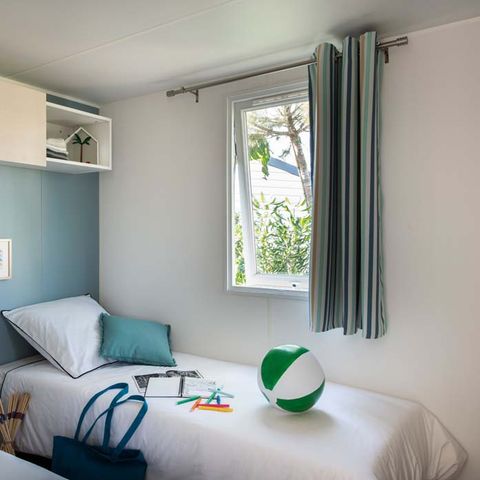 Mobilheim 6 Personen - Cottage Komfort - Integrierte überdachte Terrasse