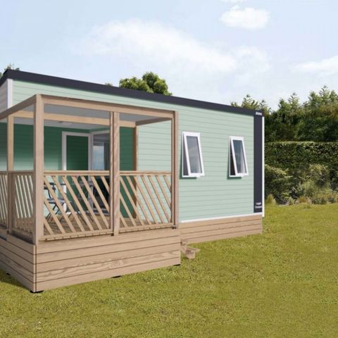 Mobilheim 4 Personen - Großes Cottage Confort - Integrierte überdachte Terrasse