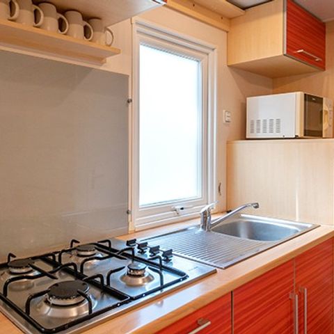 Mobilheim 6 Personen - Classic XL | 2 Zi. | 4/6 Pers. | Erhöhte Terrasse
