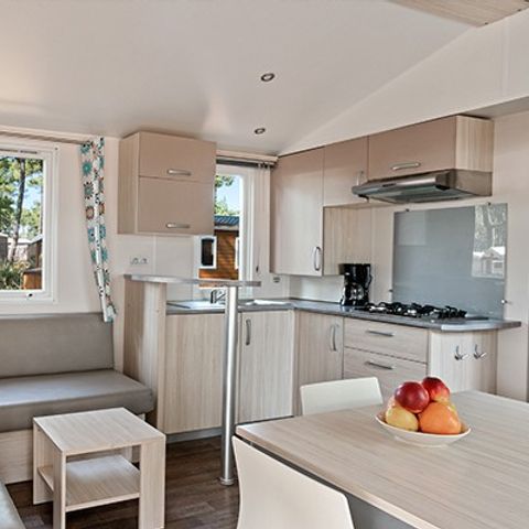 Mobilheim 6 Personen - Classic XL | 2 Zi. | 4/6 Pers. | Erhöhte Terrasse