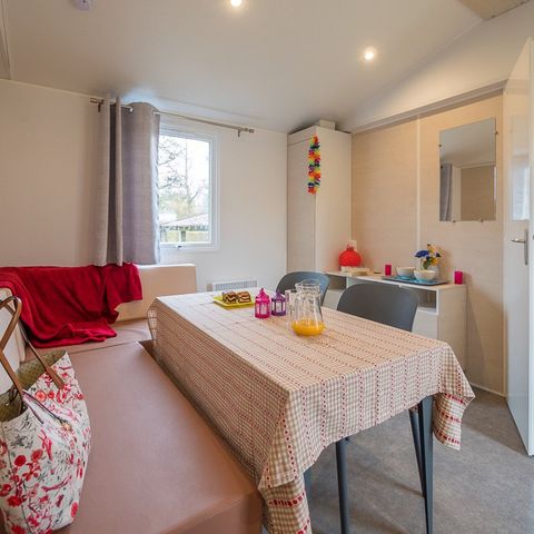 Mobilheim 4 Personen - Comfort | 2 Zi. | 4 Pers. | Einfache Terrasse