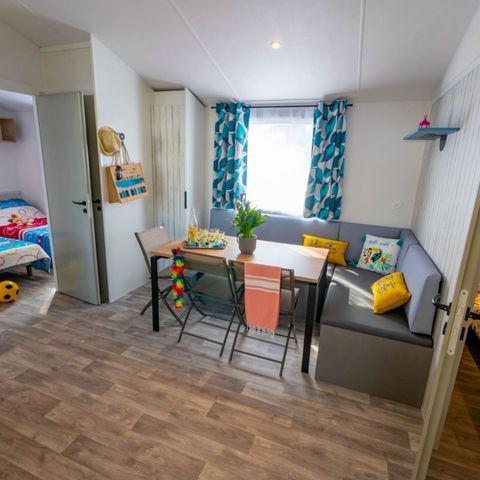 Mobilheim 6 Personen - Cottage Confort- Halbüberdachte Terrasse