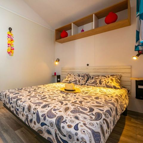 Mobilheim 6 Personen - Cottage Confort- Halbüberdachte Terrasse