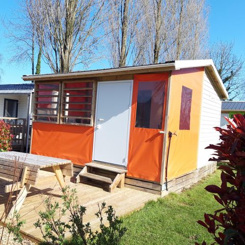 Bungalowzelt 5 Personen - TITHOME, mit Toilette ohne Dusche