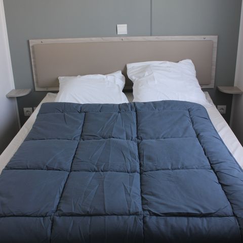 Mobilheim 8 Personen - Mobilheim Eva 40 - 4 Schlafzimmer 1 Bad - 40m² + halbüberdachte Terrasse