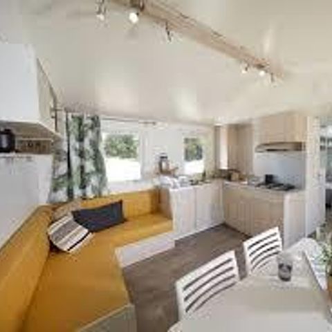 Apartement 8 Personen - Mobilheim Eva 40 - 4 Schlafzimmer 1 Bad - 40m² + halbüberdachte Terrasse