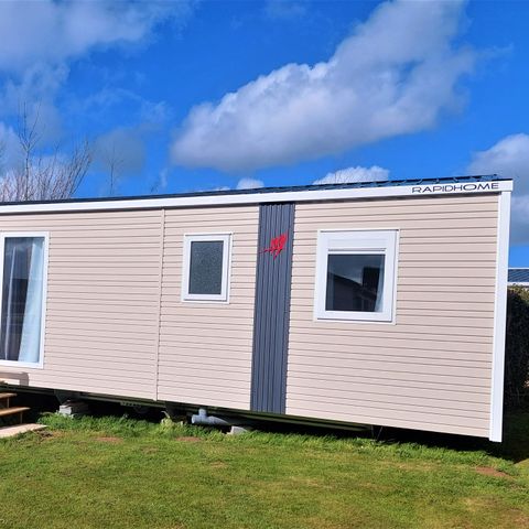 Mobilheim 6 Personen - Lodge 83 Confort plus 3 Zimmer - 28 m² + integrierte Terrasse von 8 m