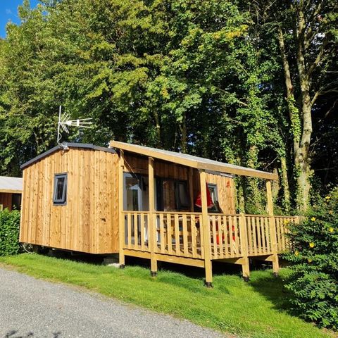Mobilheim 4 Personen - Cabane Surfer 2 Zimmer - 25 m² + halbüberdachte Terrasse